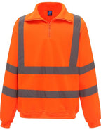 Hi-Vis 1/4 Zip Sweatshirt (YKK06)