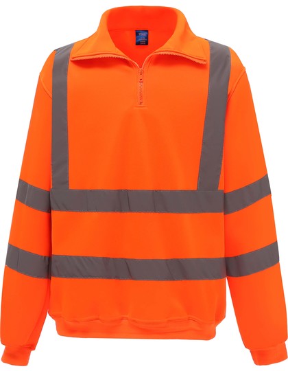 Hi-Vis 1/4 Zip Sweatshirt (YKK06)