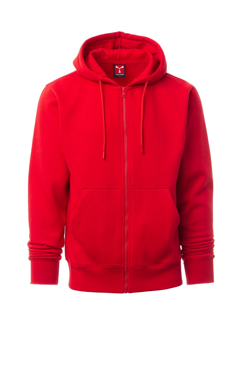 Payper PONTIAC Full Zip Con Cappuccio – Rot