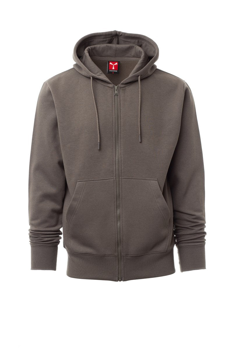 Payper PONTIAC Full Zip Con Cappuccio – Rauchgrau