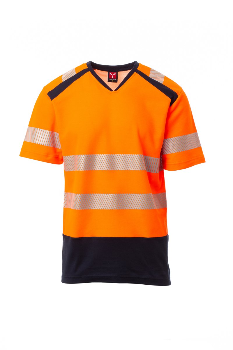 Payper WAY Kurzärmelig – Fluoorange/Marineblau