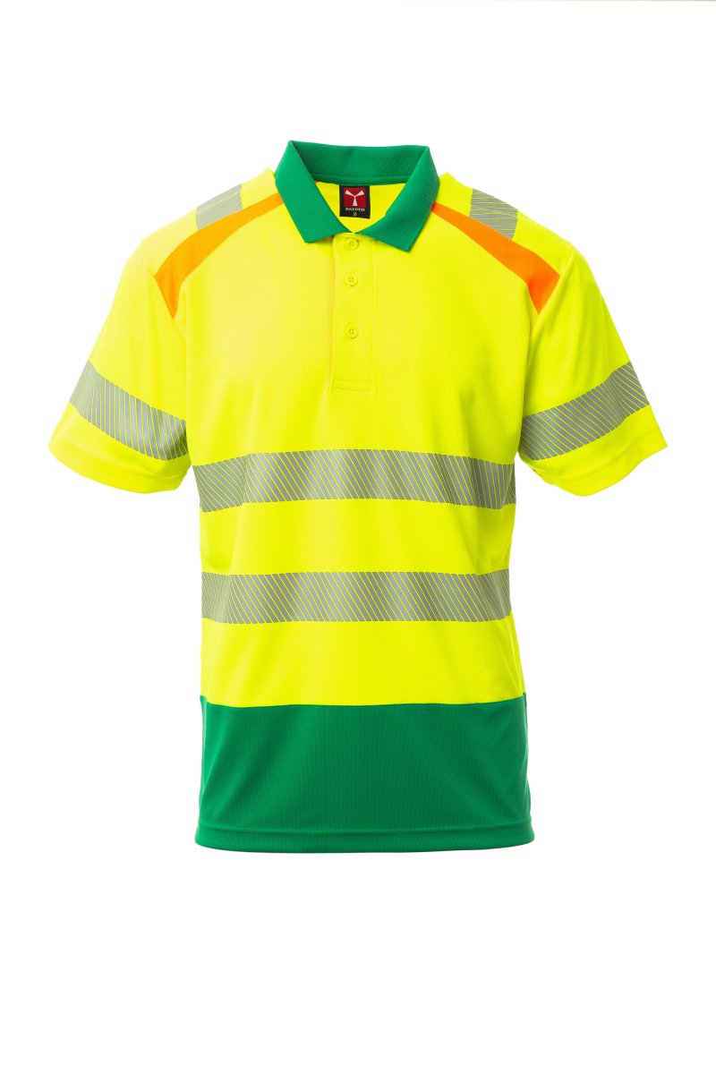 Payper LANE Kurzärmelig – Fluogelb/Geleegrün
