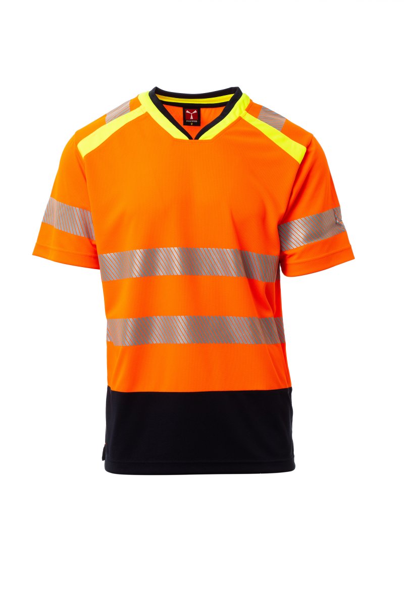 Payper ALLEY Kurzärmelig – Fluoorange/Marineblau