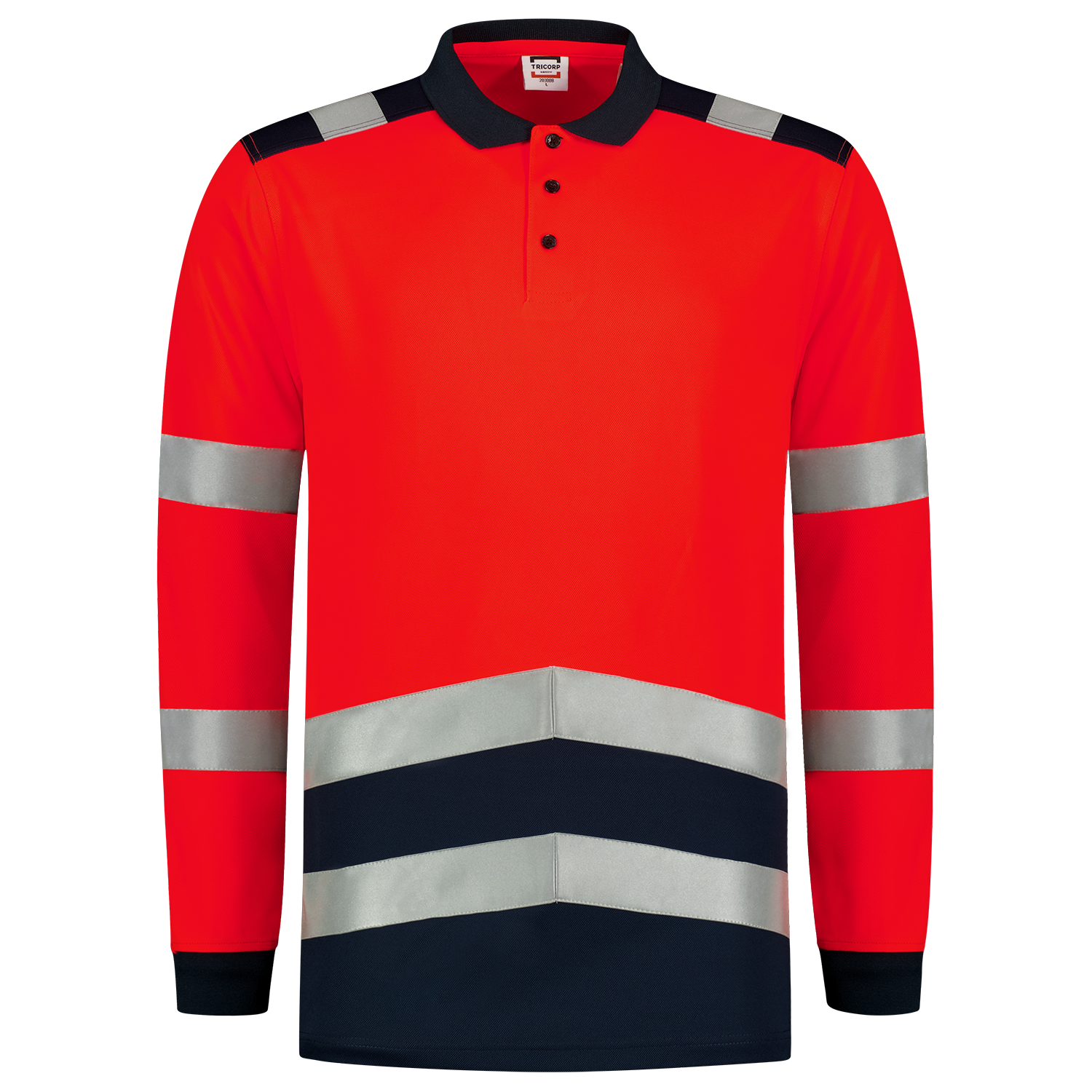 Tricorp Warnschutz Poloshirt Bicolor Longsleeve 203008