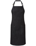Organic Denim Fairtrade Bib Apron (PW113)