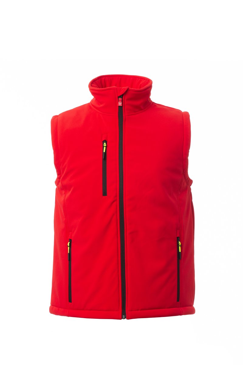 Payper GALE VEST PAD Imbottito Senza Maniche – Rot/Schwarz