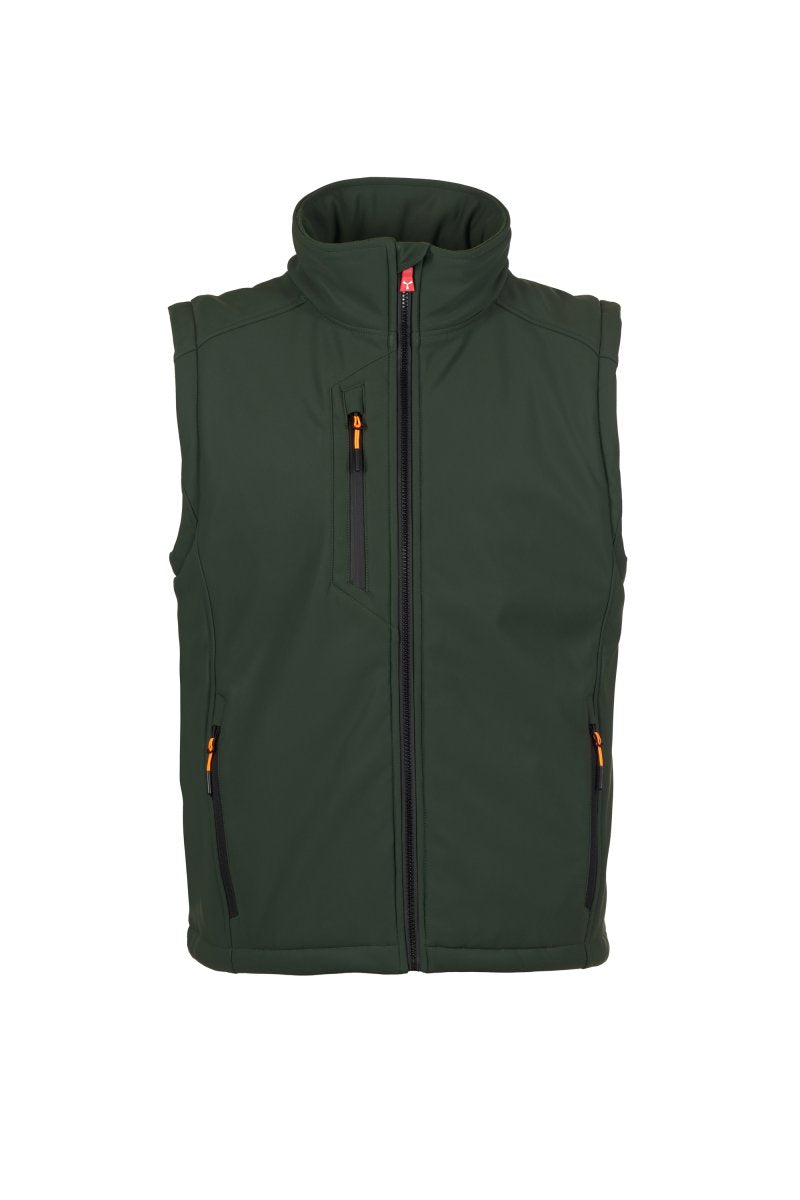 Payper CREEK VEST PAD Imbottito Senza Maniche – Waldgrün/Schwarz