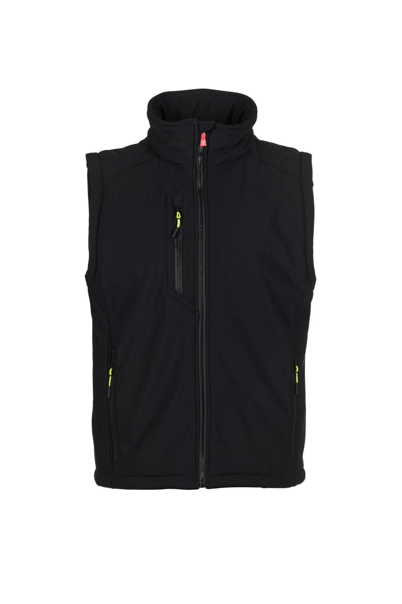 Payper CREEK VEST PAD Imbottito Senza Maniche – Schwarz/Schwarz