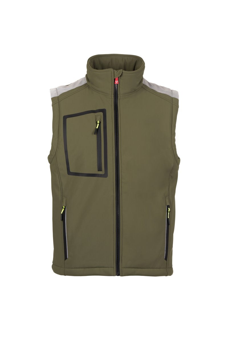 Payper STREAM VEST PAD Imbottito Senza Maniche – Militärgrün/Grün