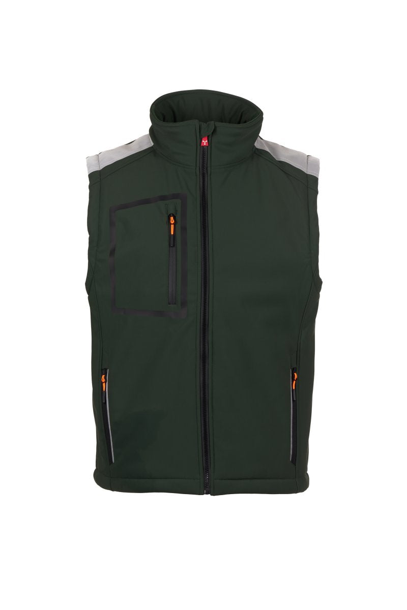 Payper STREAM VEST PAD Imbottito Senza Maniche – Waldgrün/Schwarz
