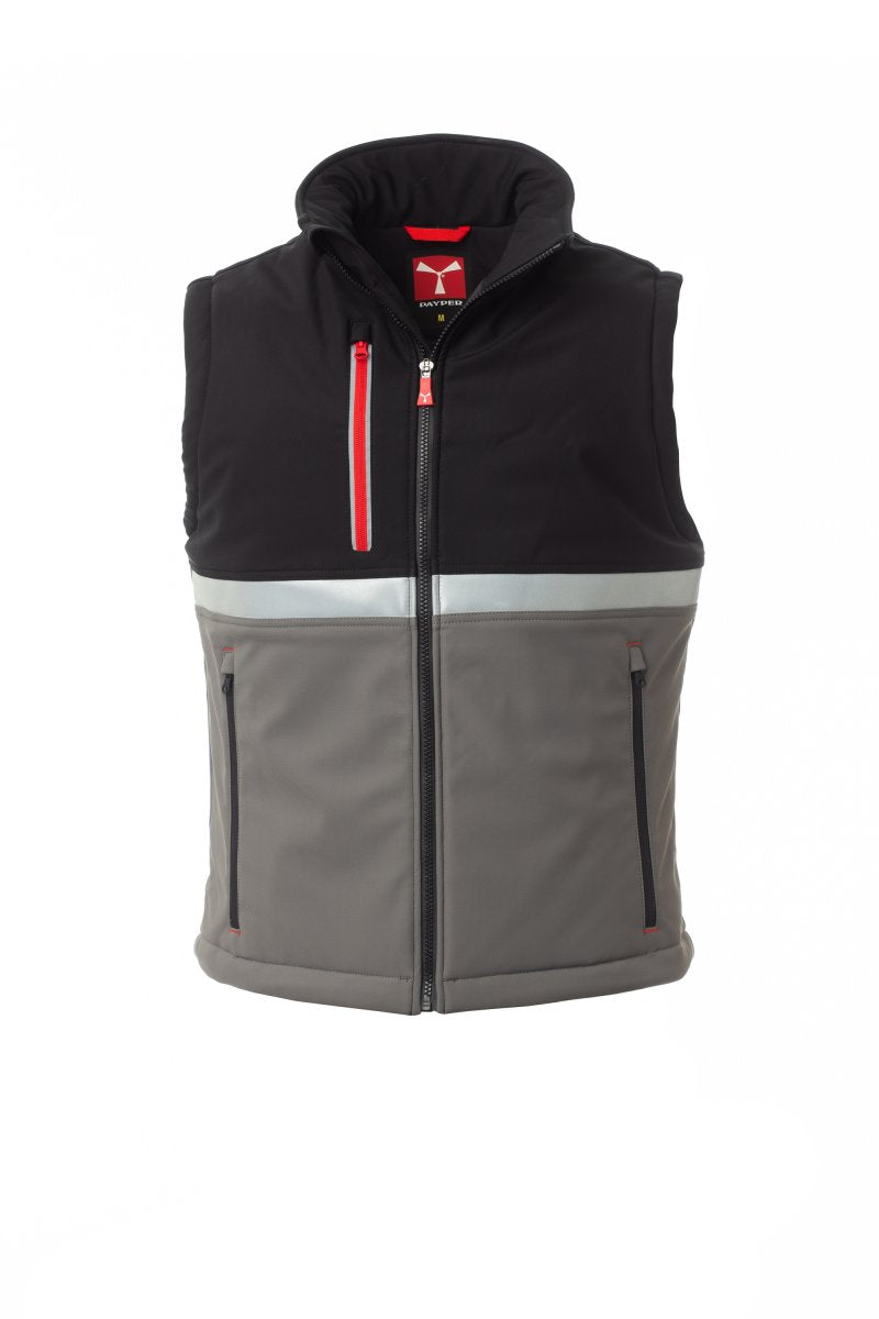 Payper WISE VEST PAD Imbottito Senza Maniche – Rauchgrau/Schwarz