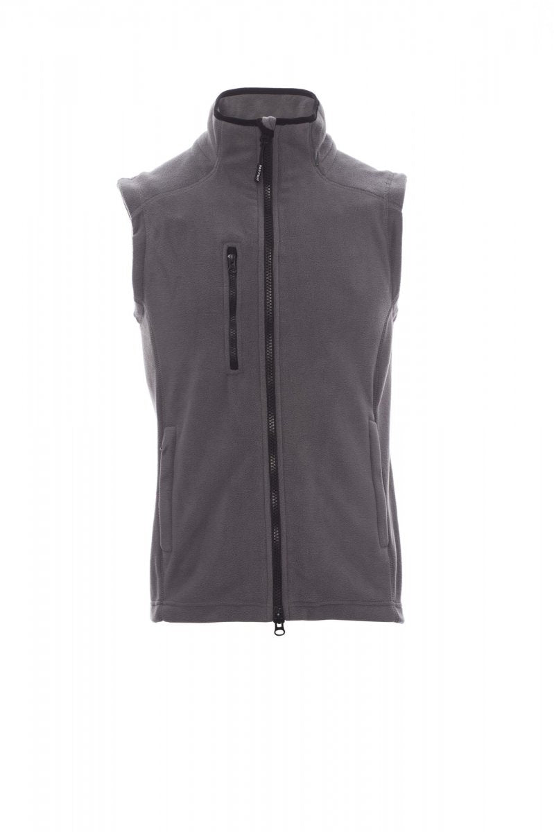 Payper EASY+ Ärmelloser Full Zip – Stahlgrau