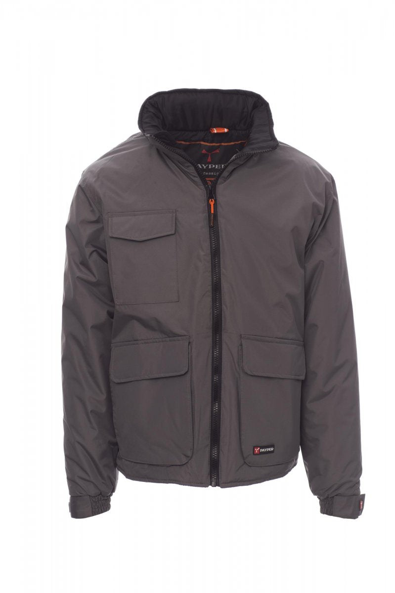 Payper RENEGADE Imbottito Con Cappuccio – Rauchgrau/Schwarz
