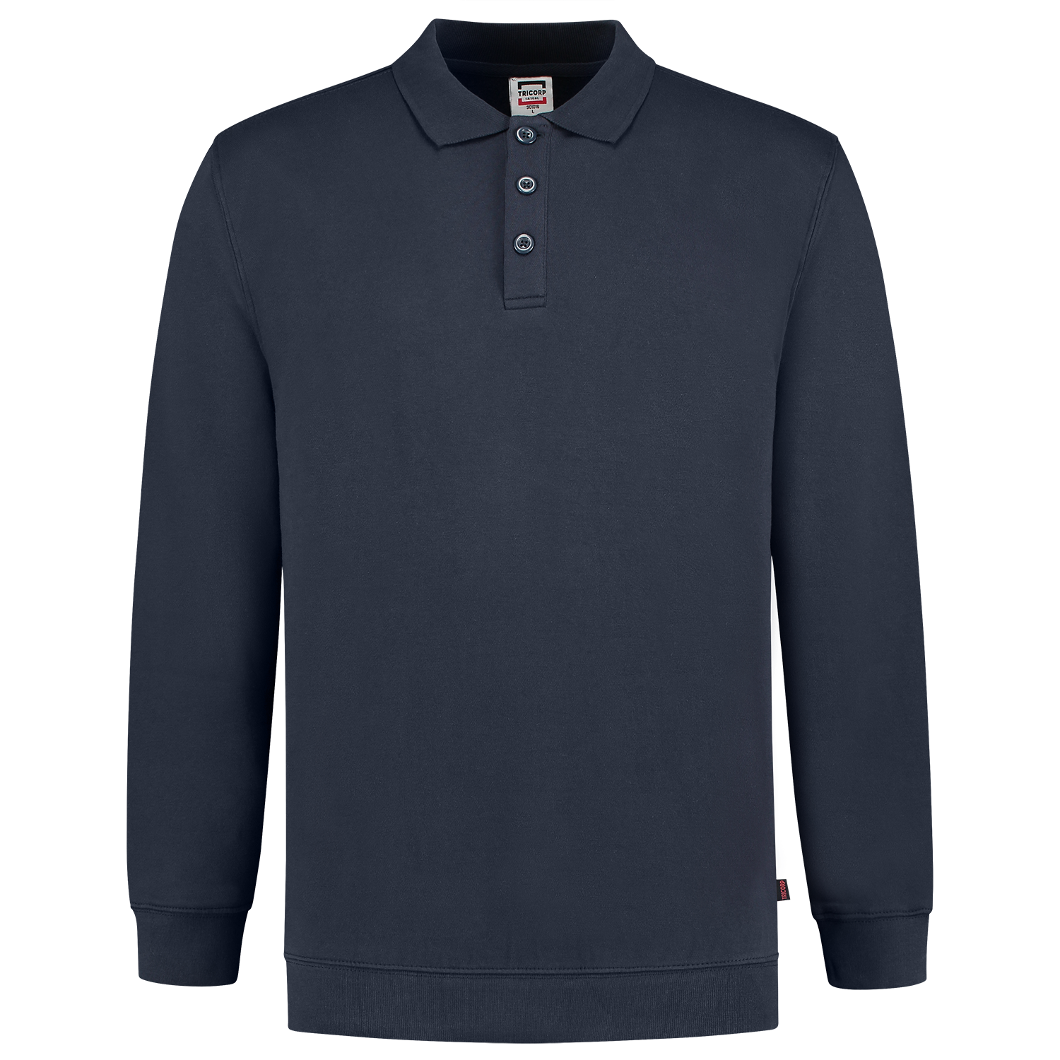 Tricorp Sweatshirt Polokragen Bund Waschbar 60°C 301016