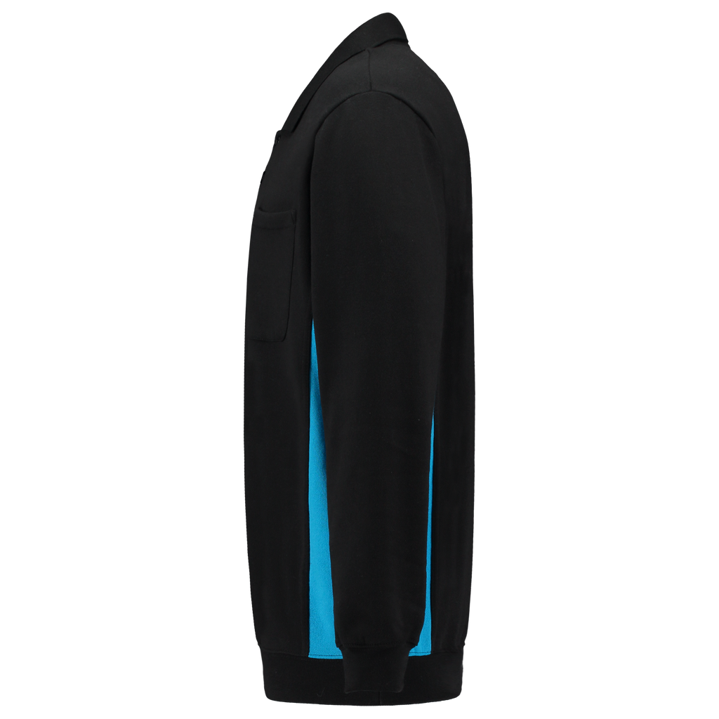 Tricorp Sweatshirt Polokragen Bicolor Brusttasche 302001