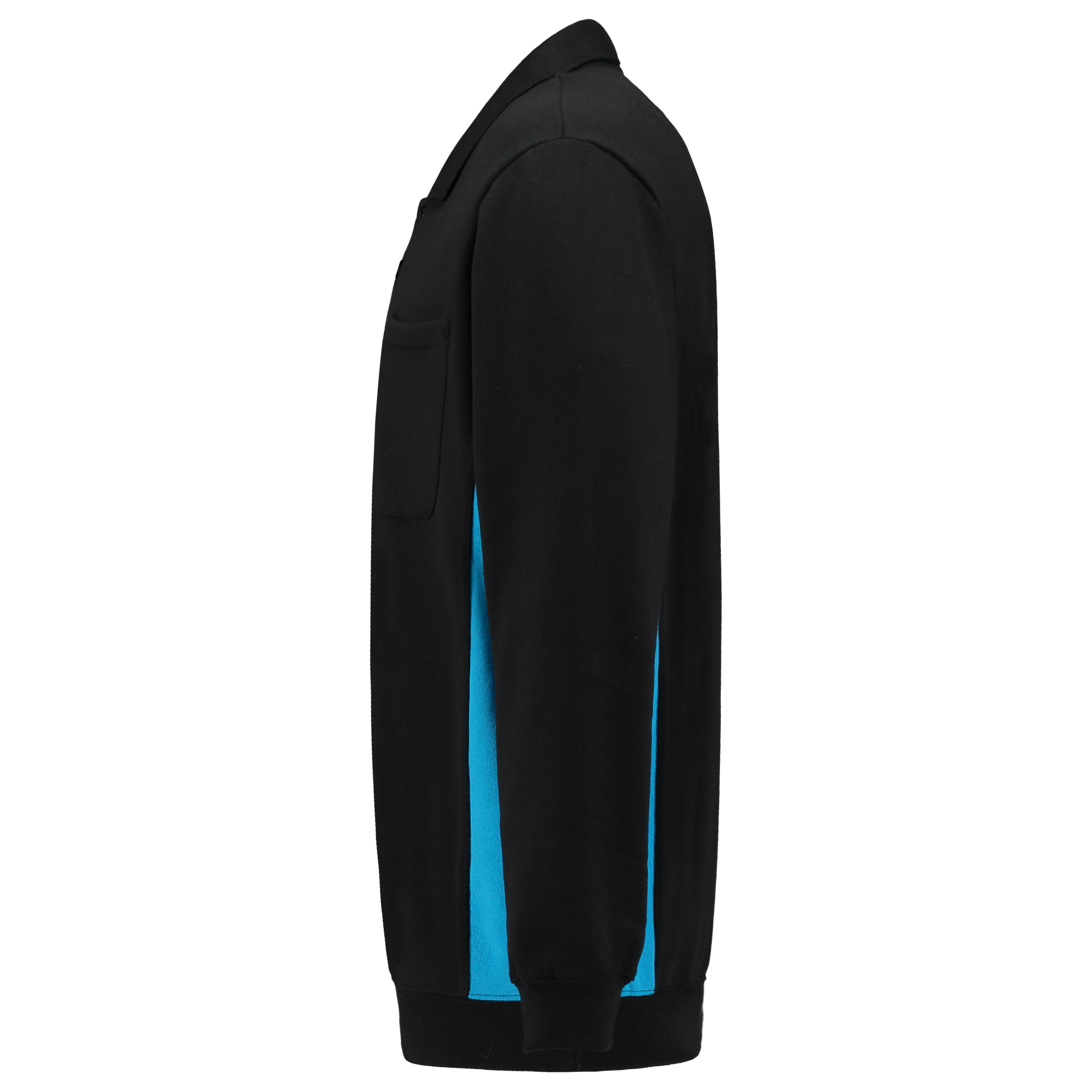 Tricorp Sweatshirt Polokragen Bicolor Brusttasche 302001