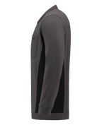 Tricorp Sweatshirt Polokragen Bicolor Brusttasche 302001