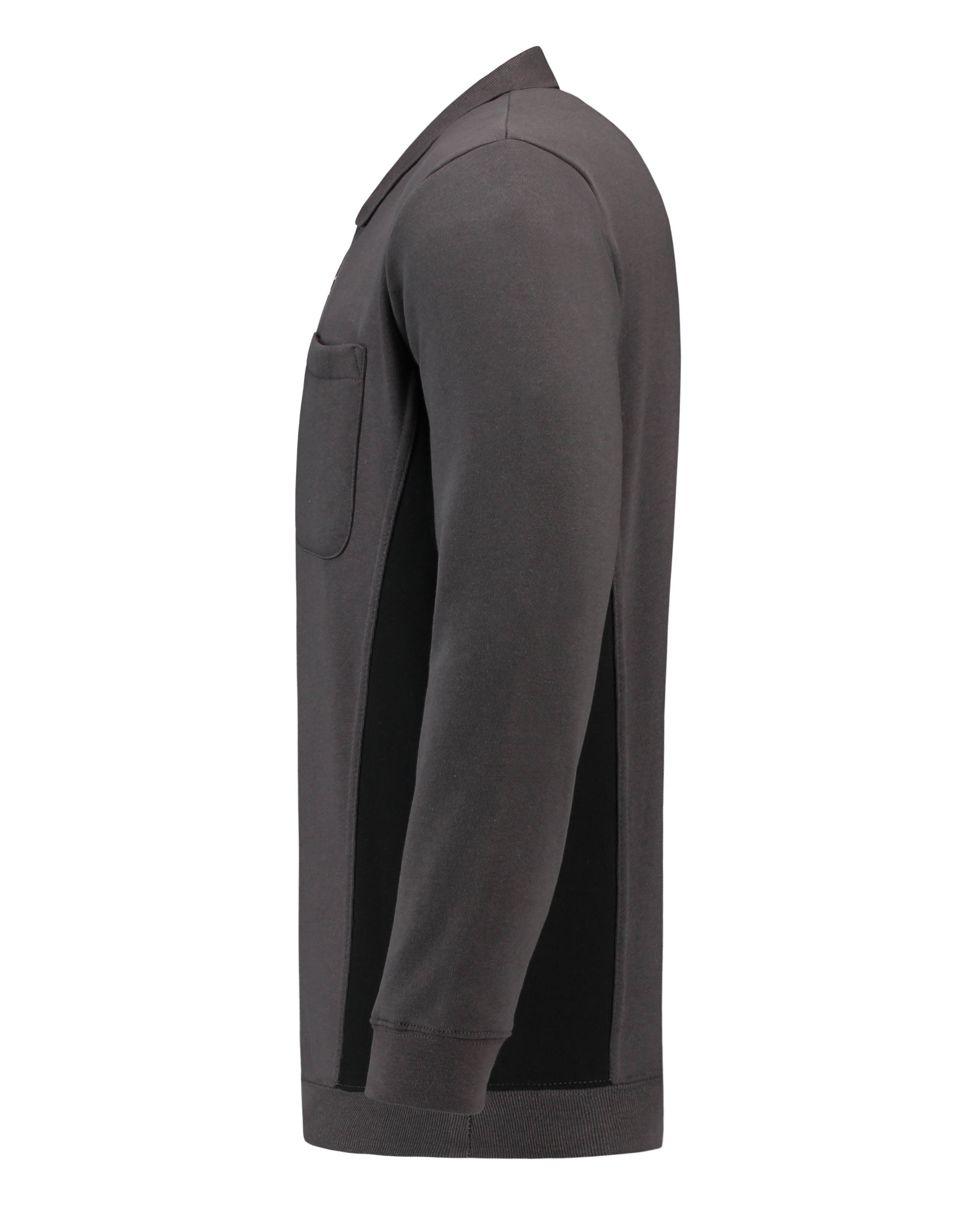 Tricorp Sweatshirt Polokragen Bicolor Brusttasche 302001