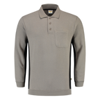 Tricorp Sweatshirt Polokragen Bicolor Brusttasche 302001