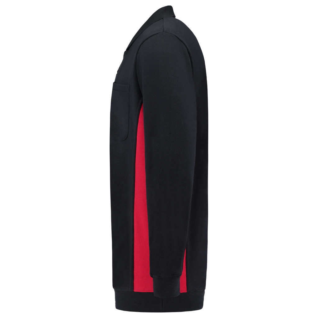 Tricorp Sweatshirt Polokragen Bicolor Brusttasche 302001