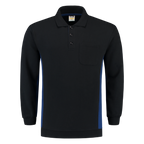 Tricorp Sweatshirt Polokragen Bicolor Brusttasche 302001