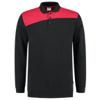 Tricorp Sweatshirt Polokragen Bicolor Quernaht 302004