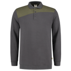 Tricorp Sweatshirt Polokragen Bicolor Quernaht 302004