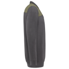 Tricorp Sweatshirt Polokragen Bicolor Quernaht 302004