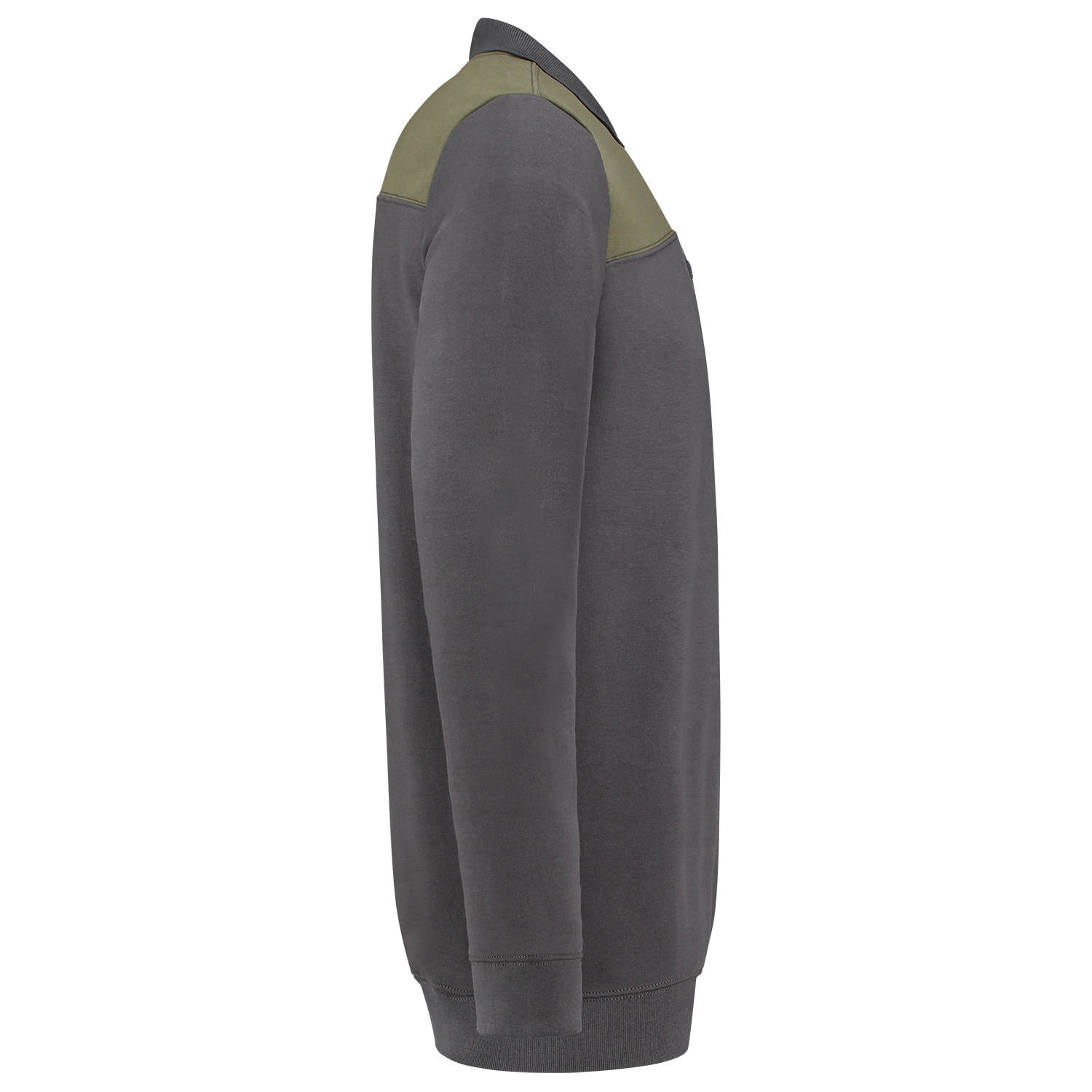 Tricorp Sweatshirt Polokragen Bicolor Quernaht 302004