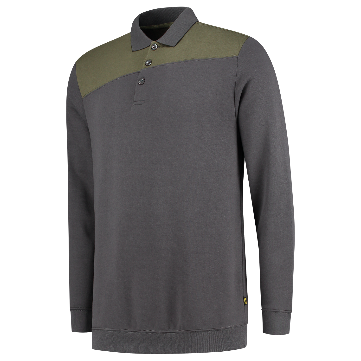 Tricorp Sweatshirt Polokragen Bicolor Quernaht 302004