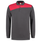Tricorp Sweatshirt Polokragen Bicolor Quernaht 302004