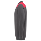 Tricorp Sweatshirt Polokragen Bicolor Quernaht 302004