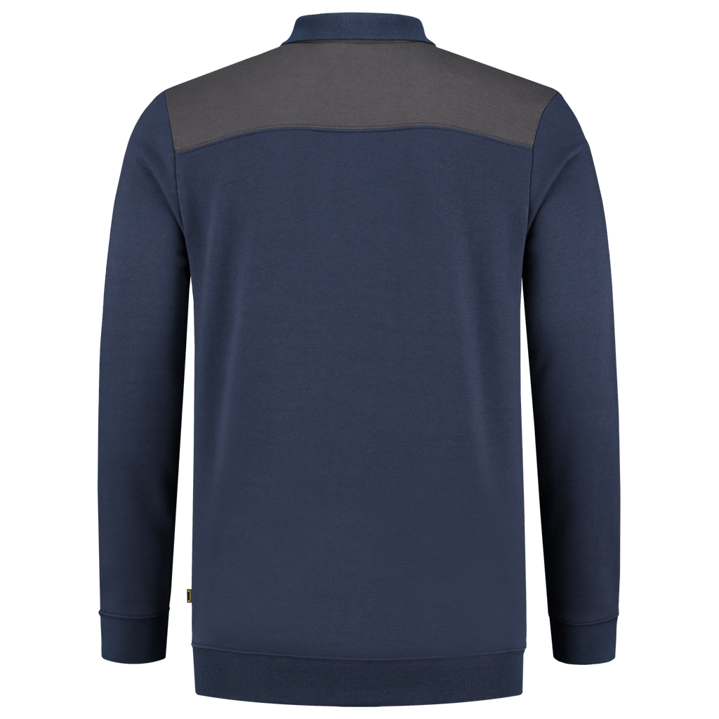 Tricorp Sweatshirt Polokragen Bicolor Quernaht 302004