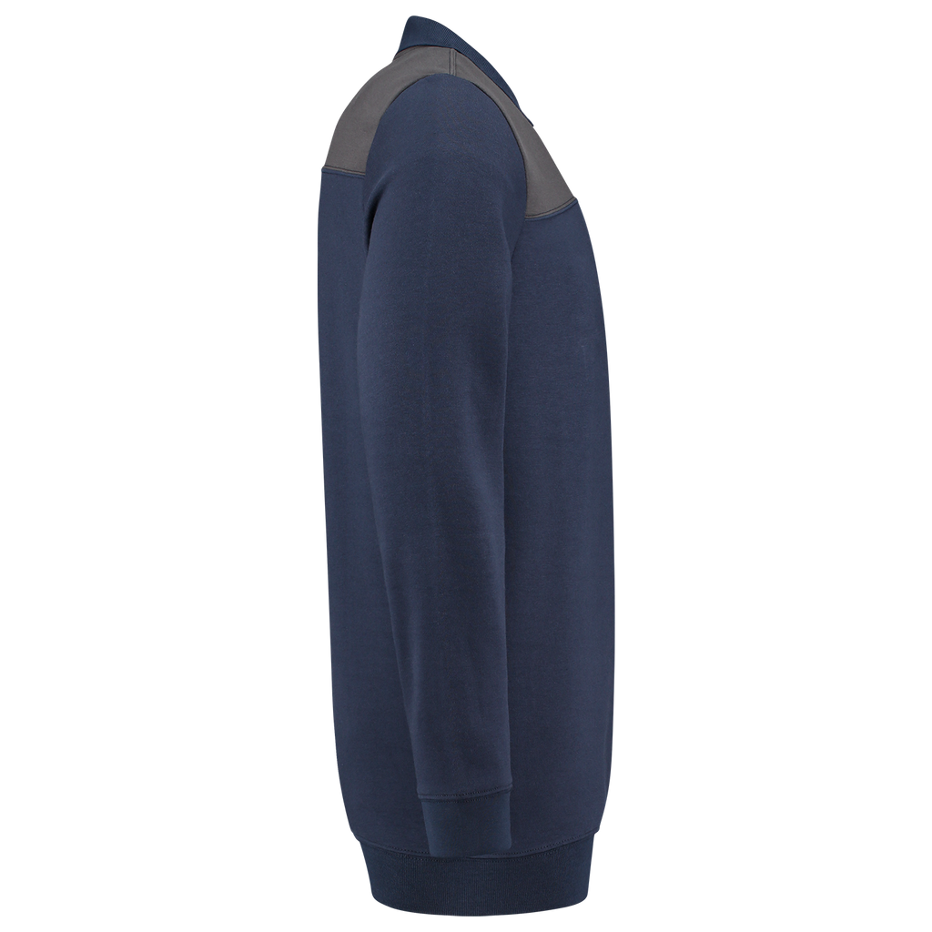 Tricorp Sweatshirt Polokragen Bicolor Quernaht 302004