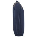 Tricorp Sweatshirt Polokragen Bicolor Quernaht 302004