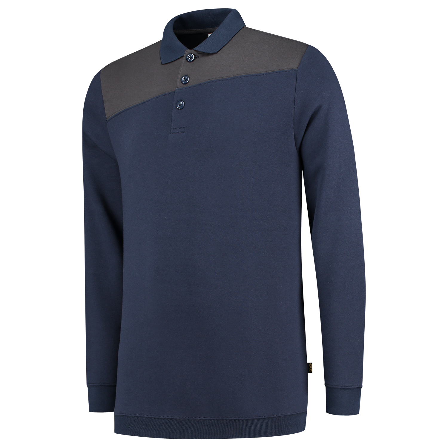 Tricorp Sweatshirt Polokragen Bicolor Quernaht 302004