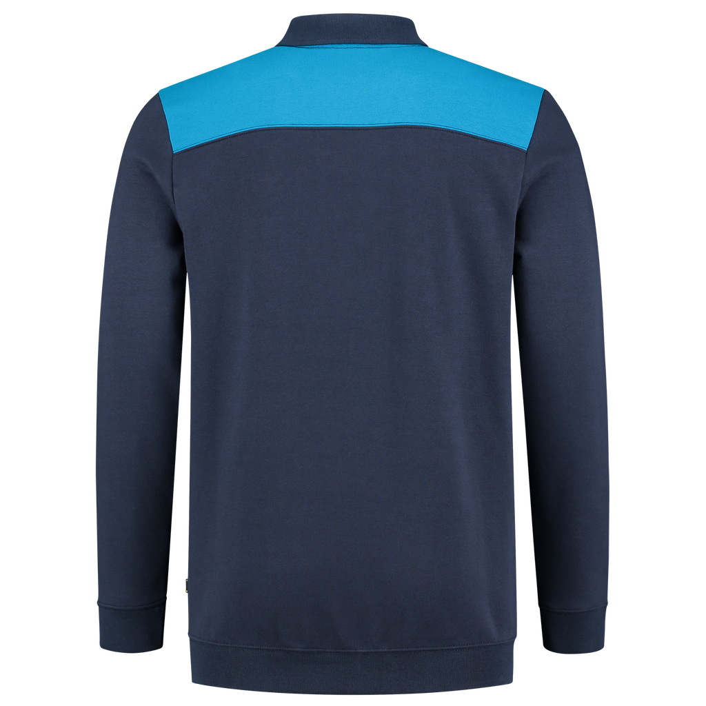 Tricorp Sweatshirt Polokragen Bicolor Quernaht 302004