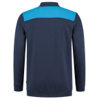 Tricorp Sweatshirt Polokragen Bicolor Quernaht 302004