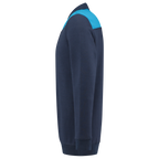 Tricorp Sweatshirt Polokragen Bicolor Quernaht 302004