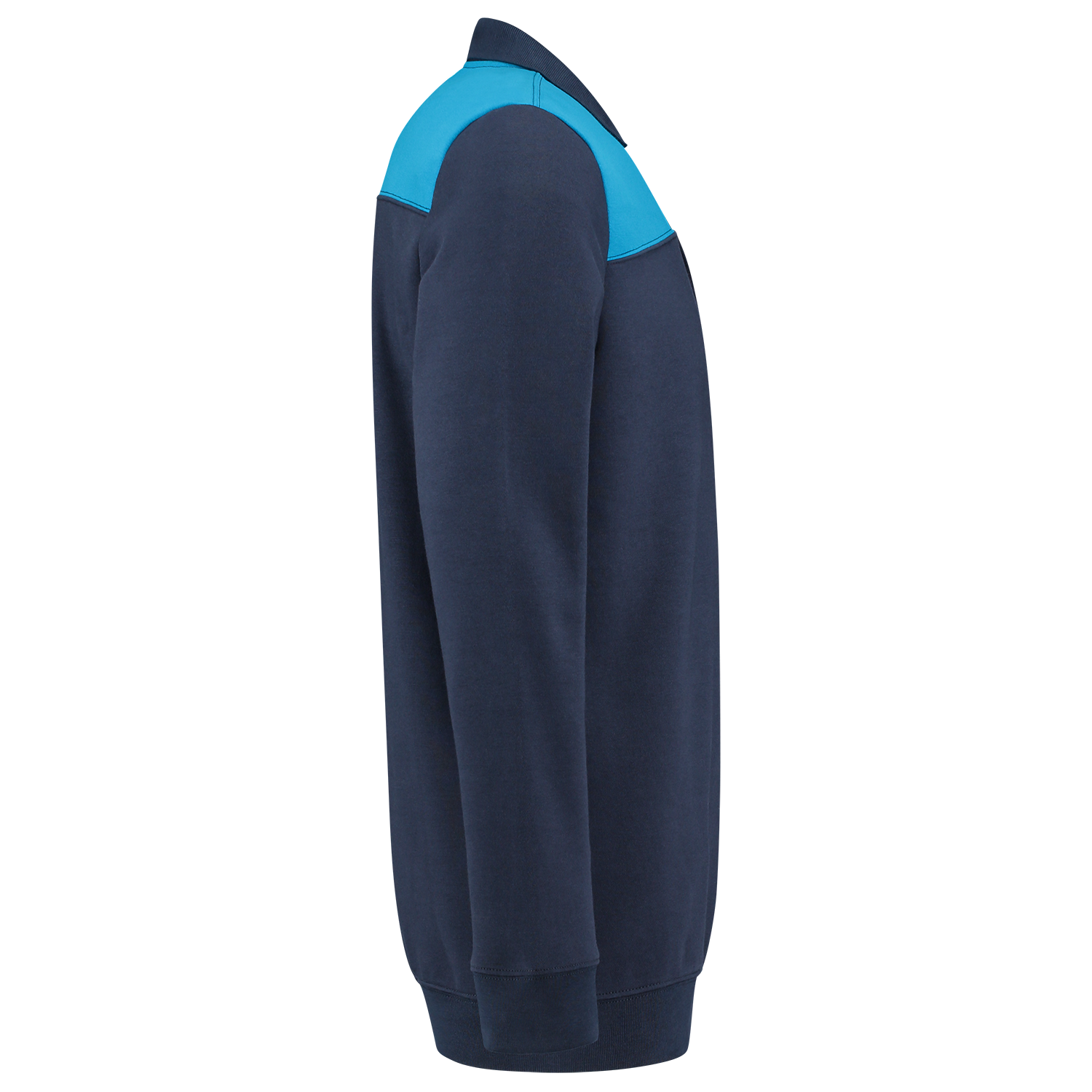 Tricorp Sweatshirt Polokragen Bicolor Quernaht 302004
