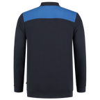Tricorp Sweatshirt Polokragen Bicolor Quernaht 302004