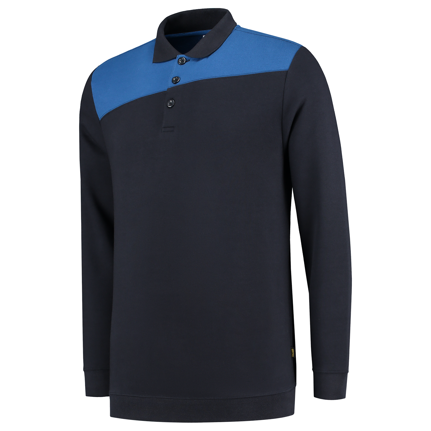 Tricorp Sweatshirt Polokragen Bicolor Quernaht 302004
