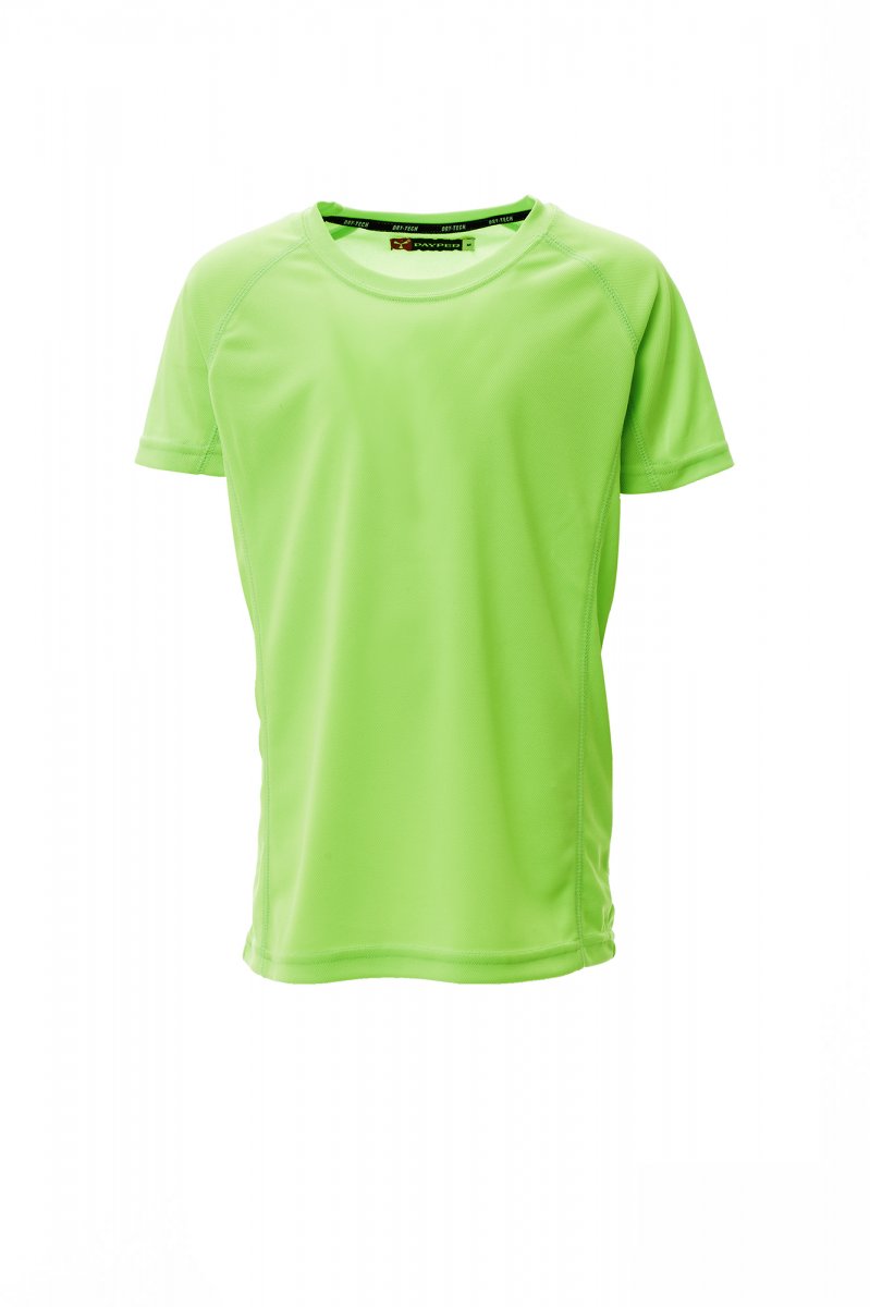 Payper RUNNER KIDS Kurzärmelig – Fluogrün