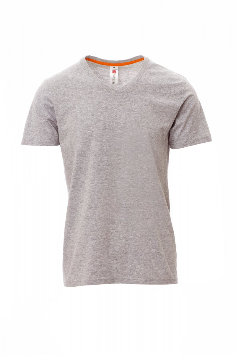 Payper V-NECK MELANGE Kurzärmelig – Grau Meliert