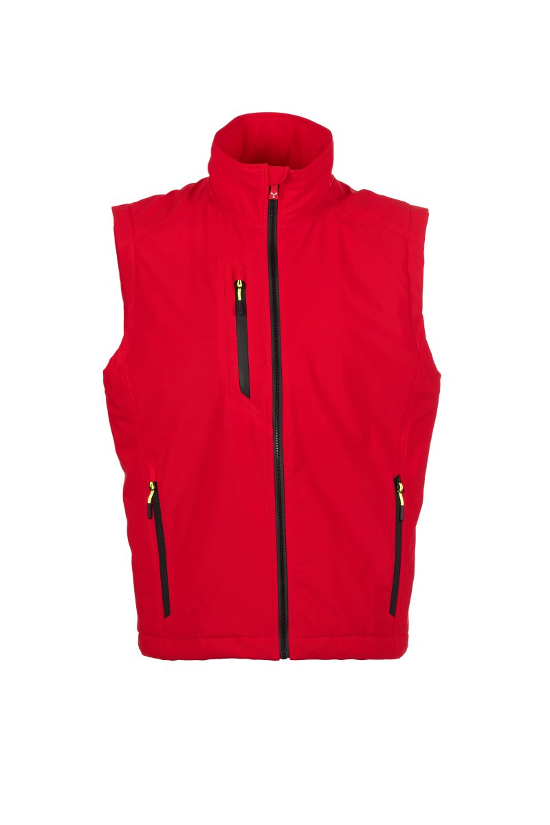 Payper CREEK VEST ULTRALITE PAD Imbottito Senza Maniche – Rot/Schwarz