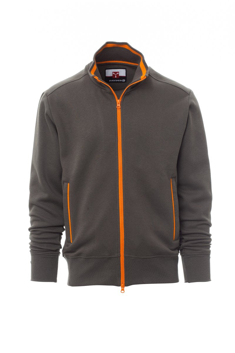Payper SYDNEY Full Zip – Rauchgrau/Orange