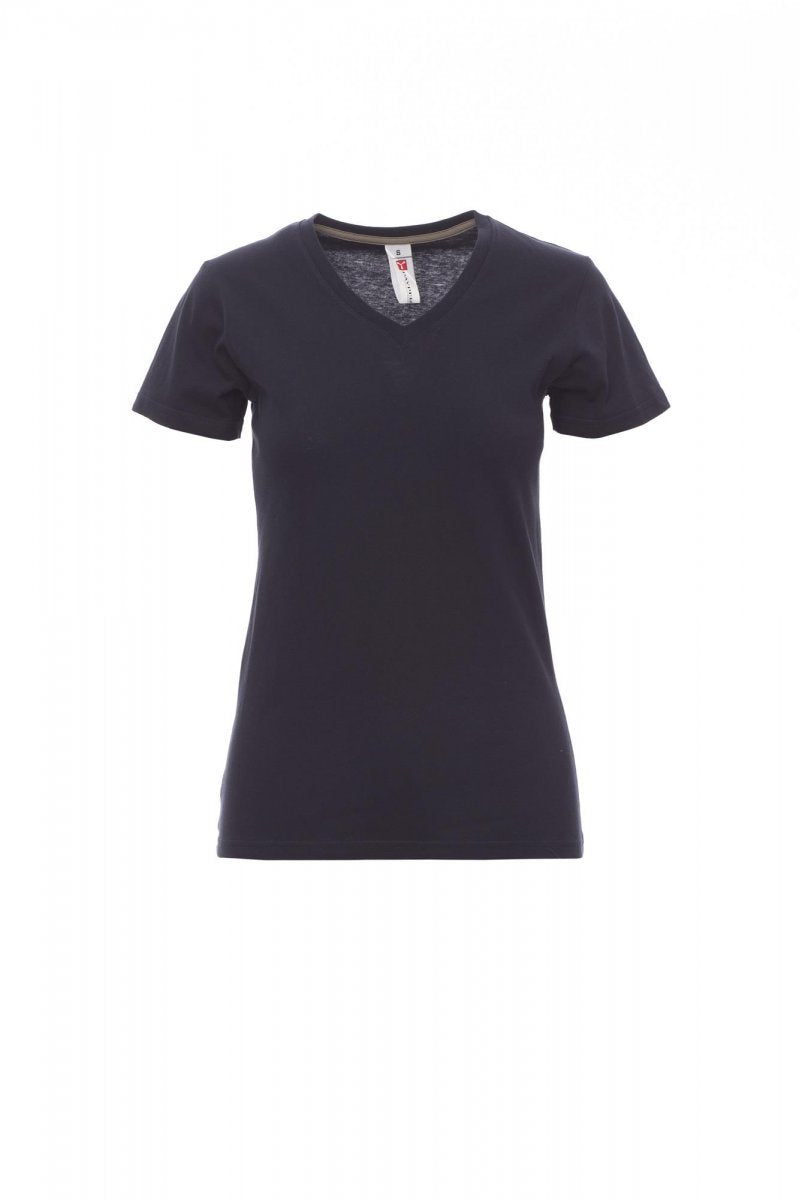 Payper V-NECK LADY Kurzärmelig – Marineblau