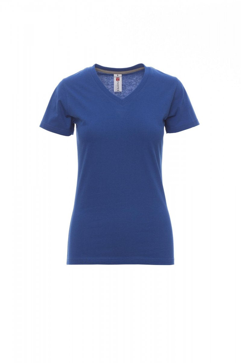 Payper V-NECK LADY Kurzärmelig – Königsblau