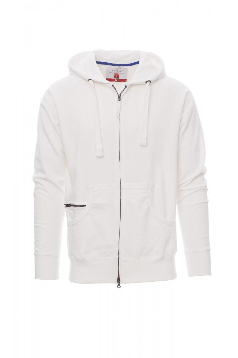 Payper HAWAII+ Full Zip Con Cappuccio – Weiss