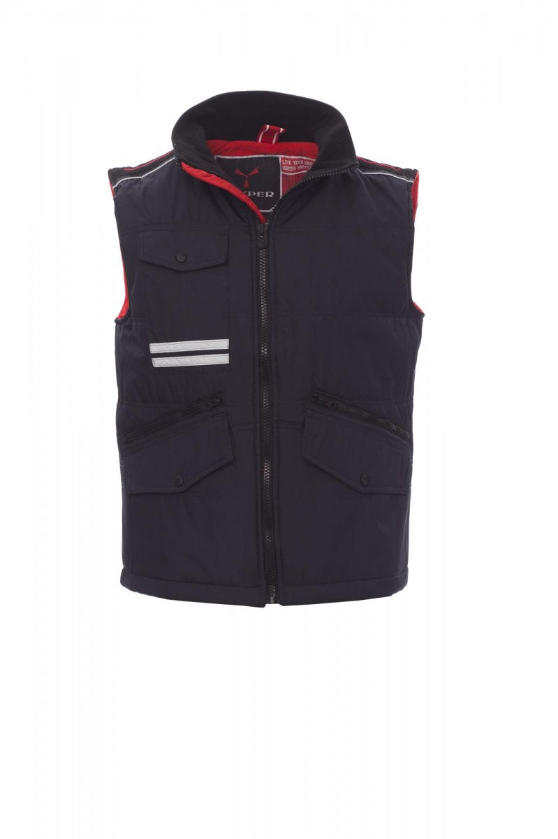 Payper MIG 2.0 Imbottito Senza Maniche – Marineblau/Rot